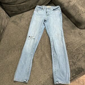 Levi's Light Blue High Rise straight leg